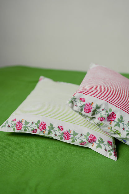 Gulabi Green Double Sided Cushion